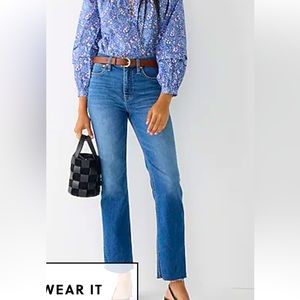 J.Crew 9inch rise demi boot cut 30T